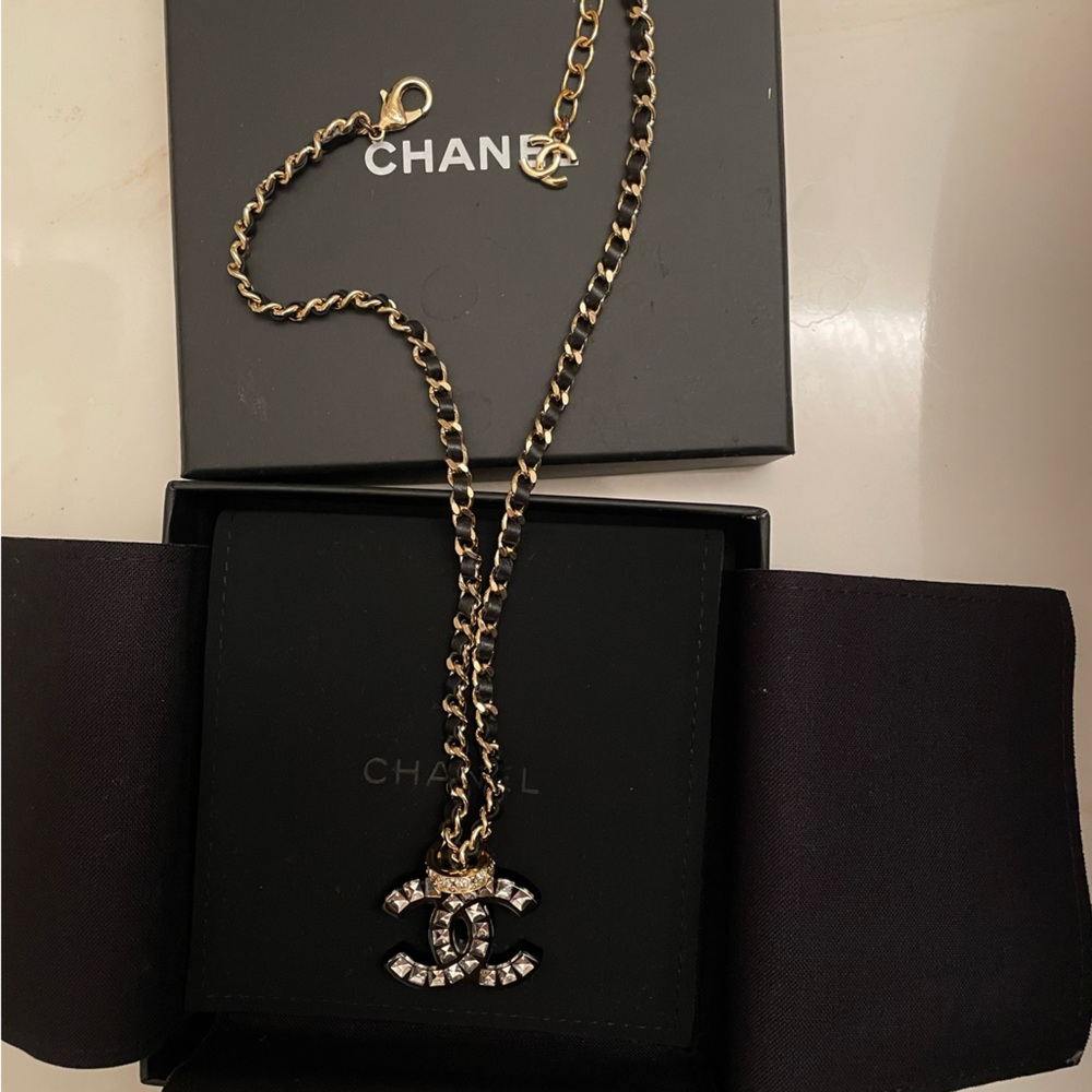 Chanel Crystal Chain Necklace
